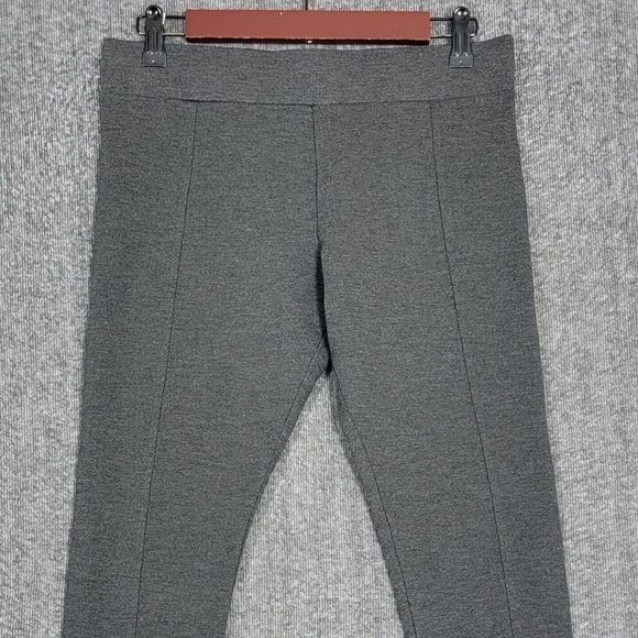 Philosophy Leggings Womens Small Charcoal Gray Stretch Pant Wide Waistband - Picture 2 of 11